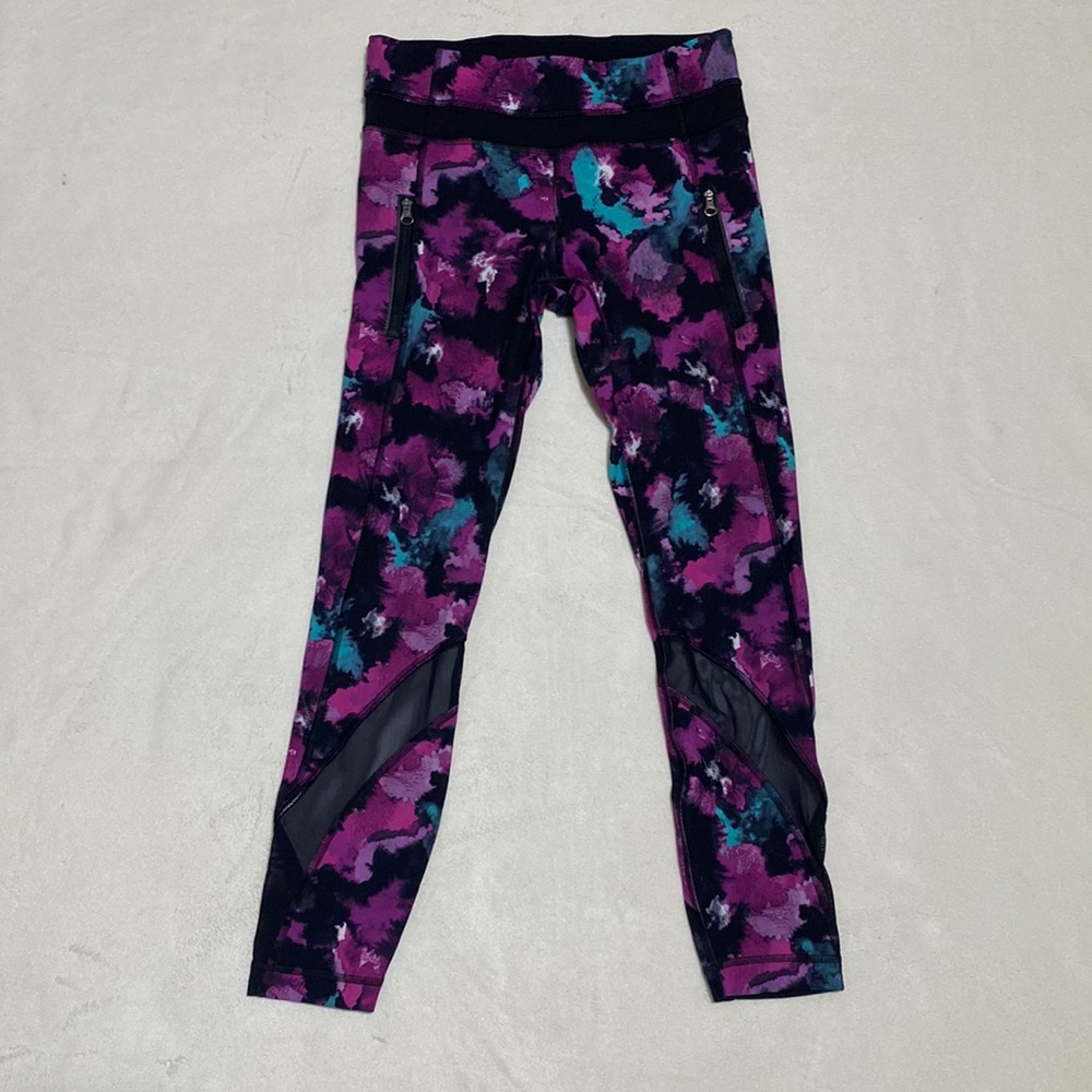 Lululemon Floral Inspire Tight II Sz 4